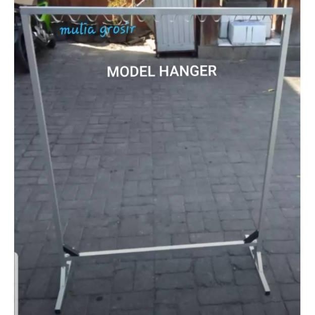 Jemuran Baju Aluminium Model Hanger Kecil&Panjang dan Model T