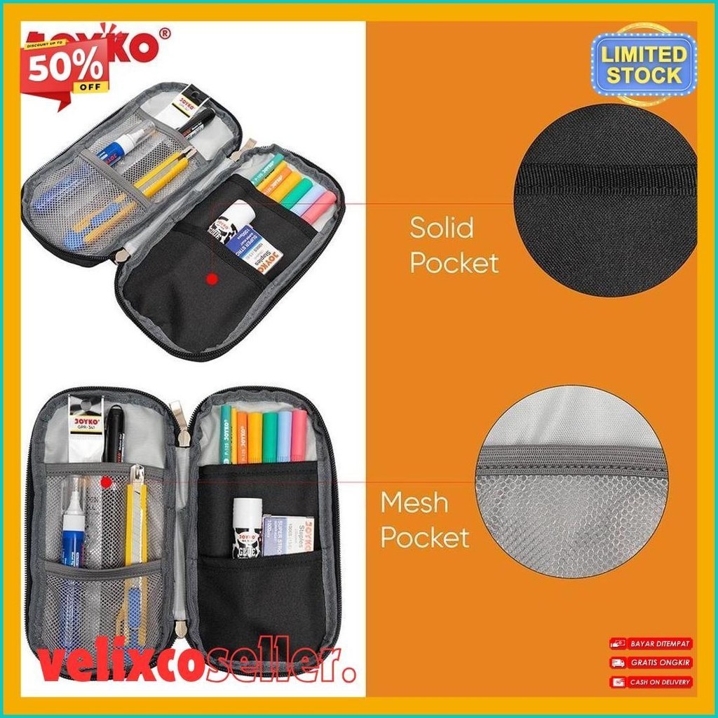 

Kotak Tempat Pensil Pencil Case Joyko Pc-5010 (Lagi Rame)