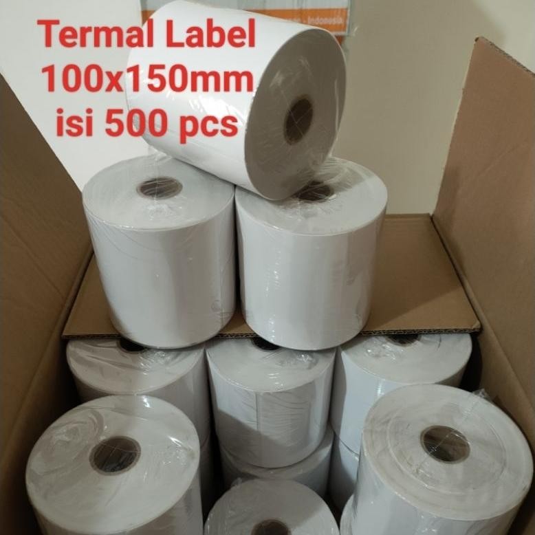 

Premium Label Barcode Direct Thermal 100X150 Mm/Isi 500 Pcs BisaCod