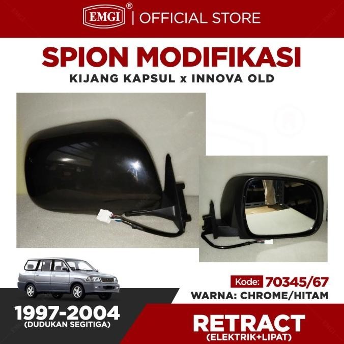 Modifikasi Spion Mobil Kijang Kapsul Housing Innova Old Elektrik Lipat