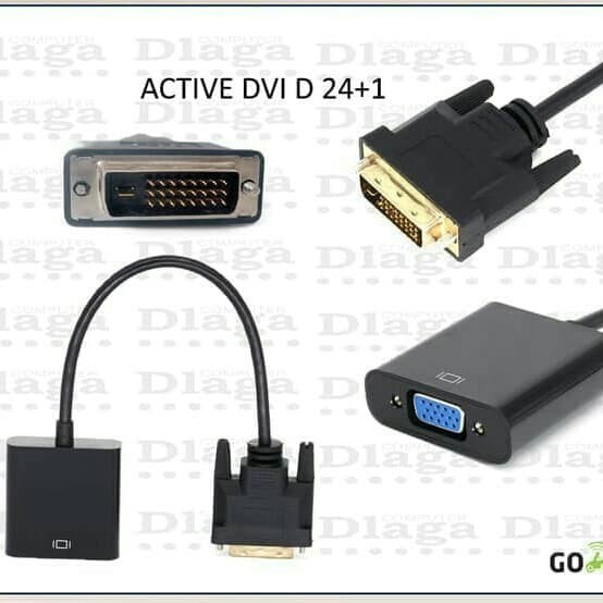 dvi-d 24+1 vga hdtv converter monitor kabel dvi to vga active K02