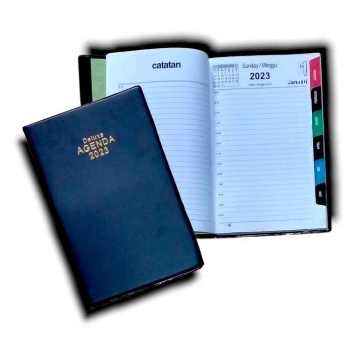 

Buku Agenda Planner 2023 Kerja Harian Daily Dairy + Tanggal Tebal