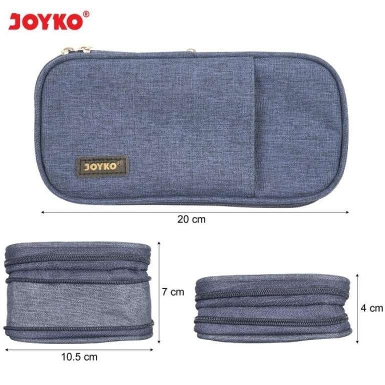 

Tempat Pensil Joyko PC-5004 Ukuran Besar 2 Kompartement Bahan Canvas - Pencil Case Perlengkapan Sekolah Anak