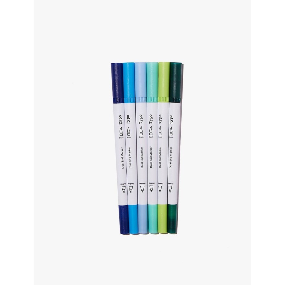 

Arom Typo - Pulpen - Dual Markers 6Pk - Amazon Rainforest