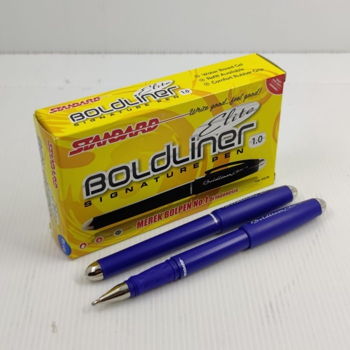 

Arom Standard Boldliner Elite Signature Pen Pulpen Pena 1.0 Mm Biru