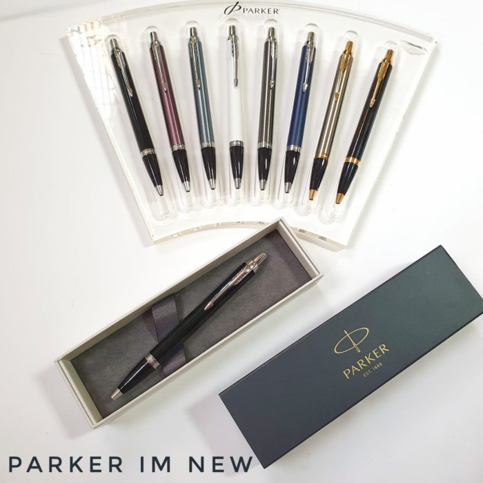 

Arom Pulpen Mewah Original Parker I.M Bp New Black Ct + Free Grafir Laser