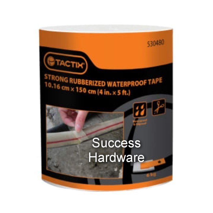 

TAPE WATERPROOF TACTIX 101.6MMX1.5M TACTIX LAKBAN TAHAN AIR 1.5 MTR
