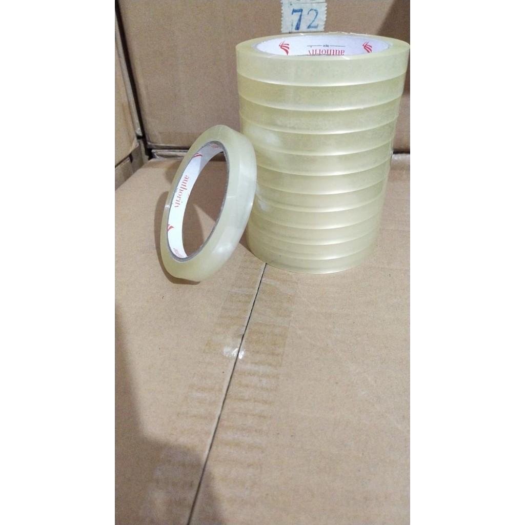 

Isolasi Bening / Lakban 1/2" 12MM x72Y Full Setara DUS