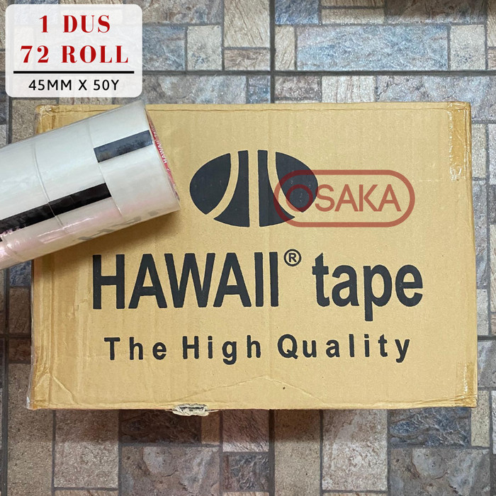 

1 Dus Isi 72pcsLakban Bening 45mm / 2 inch x 50 yard