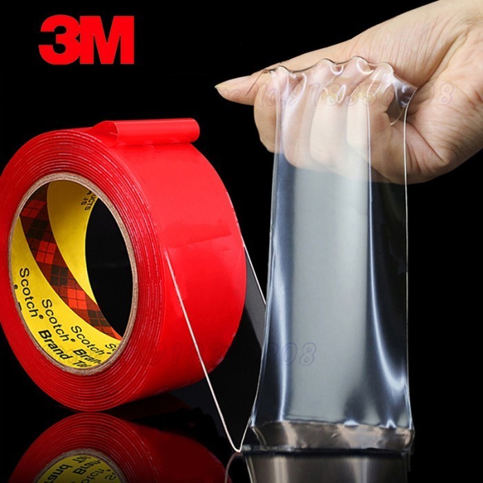 

Double Nano Tape 10 x 1000 CM Perekat Lem Transparan 10 Meter