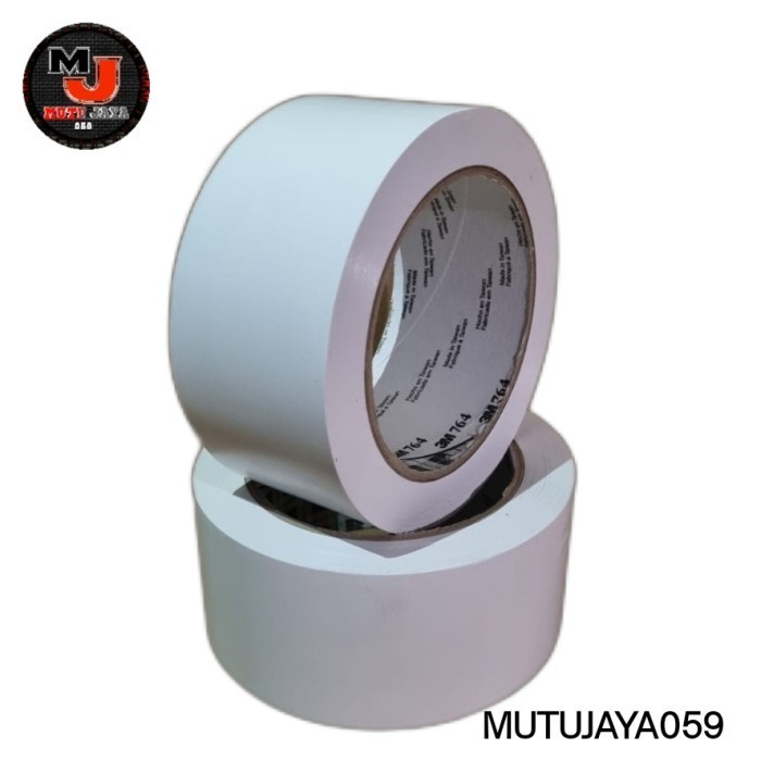 

Lakban Lantai / Floor Marking Tape 3M 764 White 2in x 33mtr