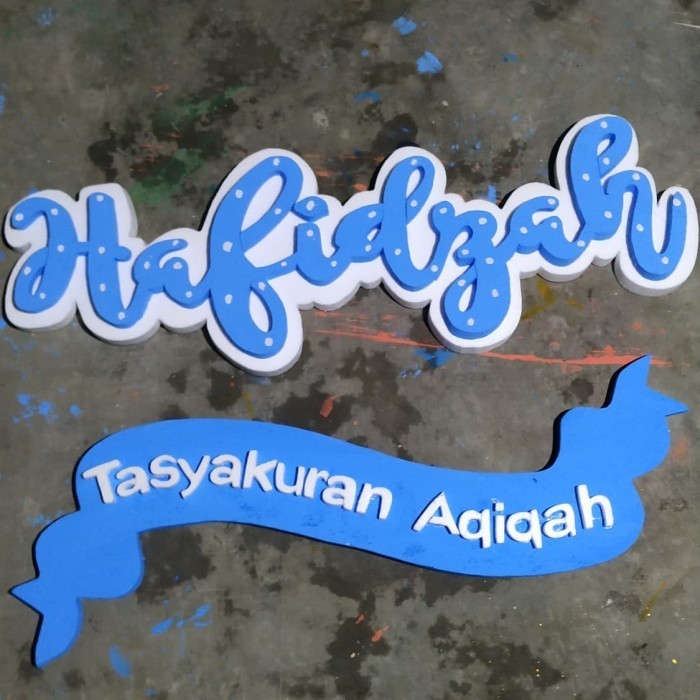 

Styrofoam Tulisan Tasyakuran Aqiqah