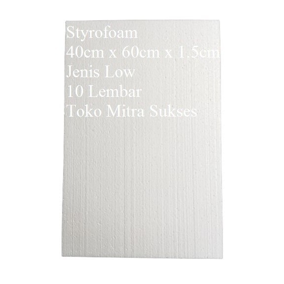 

Styrofoam Lembaran isi 10