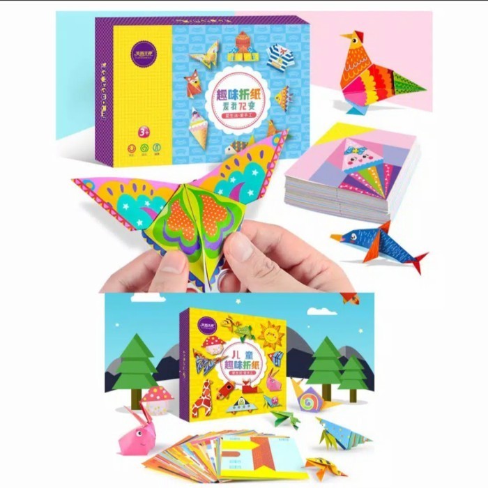 

Mainan edukasi anak, origami anak kertas lipat, kerajinan tangan anak
