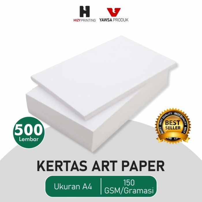 

Kertas Art Paper 150 Gsm/Gram Ukuran A4 - 500 Lembar