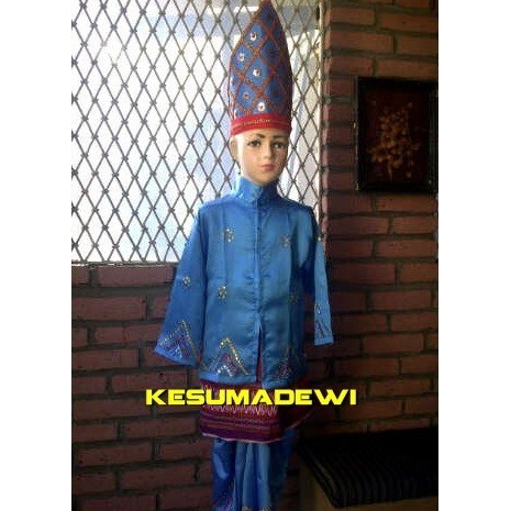 Minang Sd 1-3 Baju Adat Kostum Karnaval Pentas Seni Anak Pria Daerah