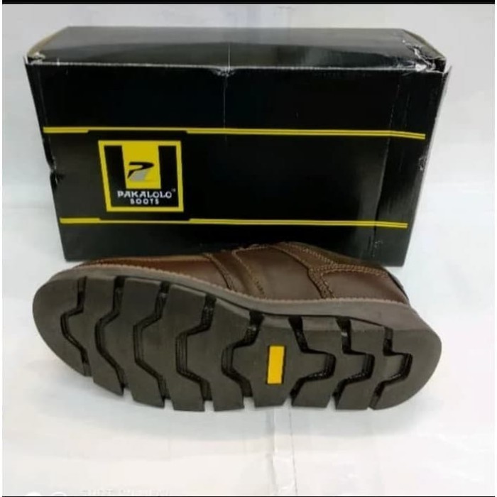 Sepatu Pantofel Pakalolo N0813 Dk Brown.Sepatu Kulit Pria Pakalolo