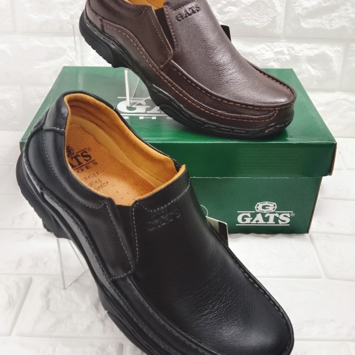 Sepatu Slip On Pria Kulit Gats Mp 2605 Original