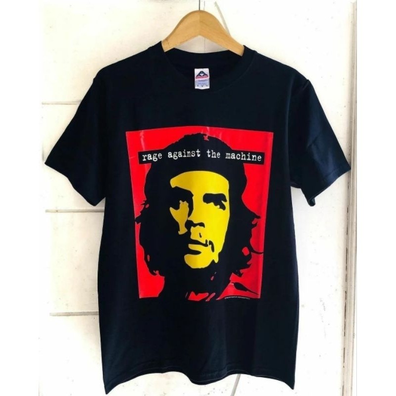 Ratm Bomb Track Che Guevara Vintage Aaa 1996 Kaos Band Official Tshirt Short Sleeve Heavy Cotton Ori