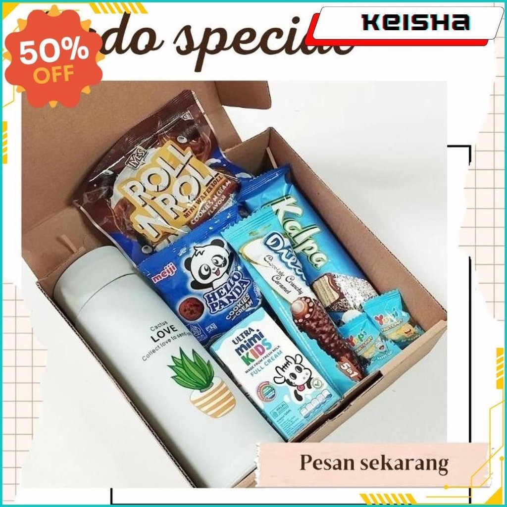 

Gift Box Snack Hampers Ultah Kado Graduation Annivesary Set Hadiah Original Produk