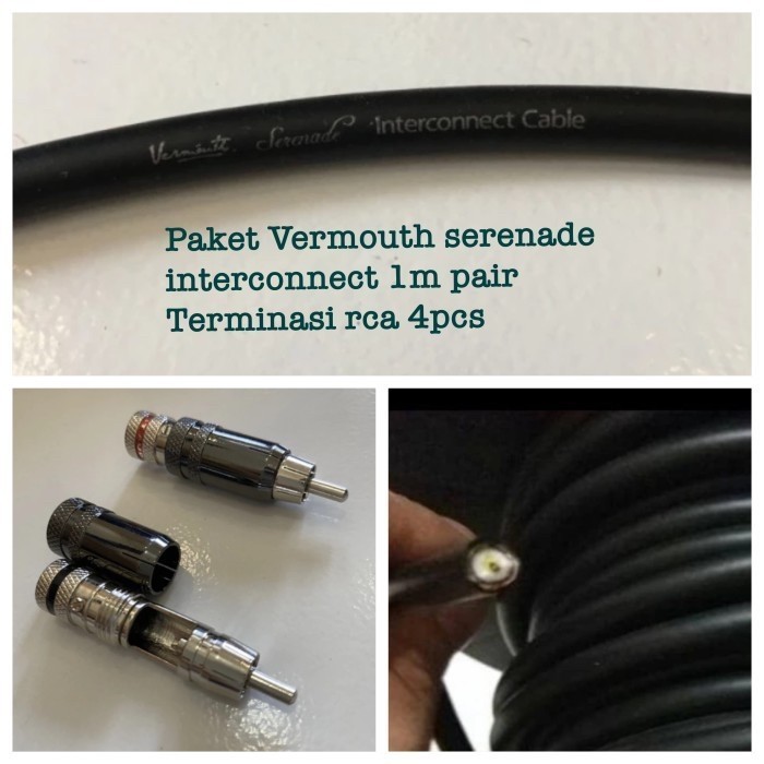 Kabel RCA vermouth serenade interconncet 1 meter pair