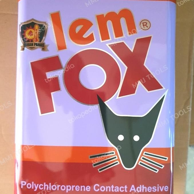 Lem Fox Kuning 2,5Kg- Lem Fox Kuning Galon - Lem Kuning Fox Ready