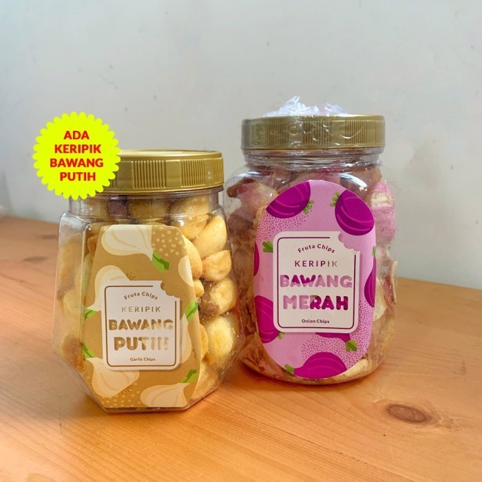 

PROMO APELICIOUS KERIPIK BAWANG MERAH / BAWANG PUTIH FRUTA CHIPS APELICIOUS