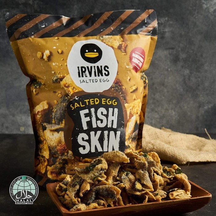 

FREE ONGKIR IRVINS Salted Egg Fish Skin (105 gr) [SMALL]