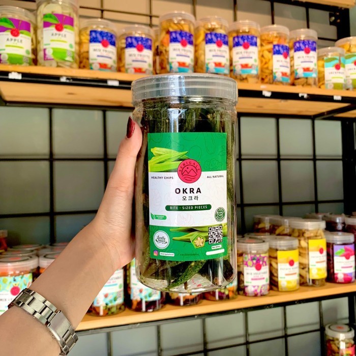 

BOOM SALE KERIPIK OKRA PREMIUM 1000 ML I KERIPIK SAYUR BUAH PREMIUM