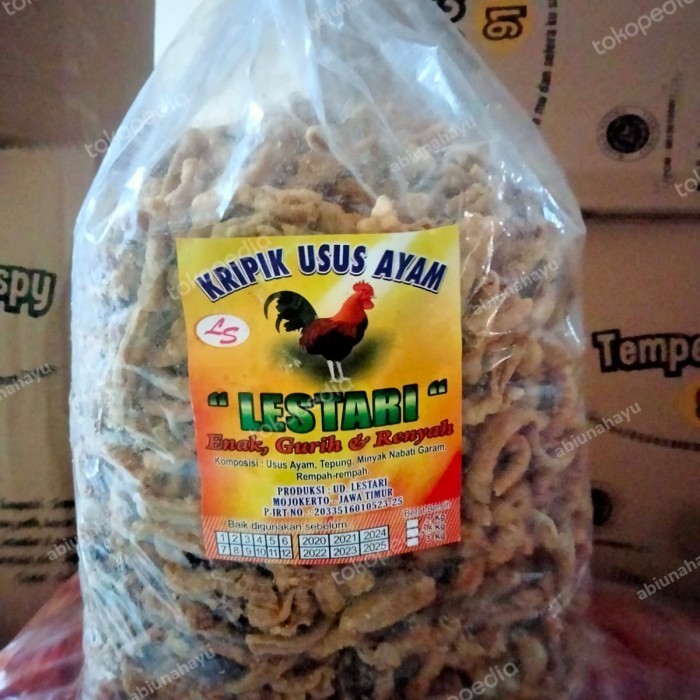 

CUCI GUDANG Kripik Usus Ayam Lestari 2Kg (Enak, Gurih & Renyah)