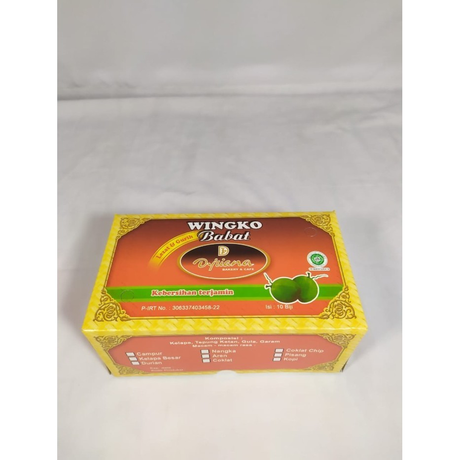 

TERBAIK Wingko Babat Dyriana (isi 10biji)