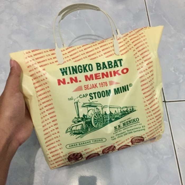 

PRODUK TERBATAS Wingko Babat NN Meniko Cap Stoom Mini OLEH OLEH KHAS SEMARANG