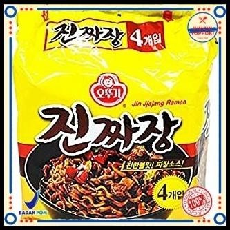 

Ottogi Jin Jjajang Ramen 1 Pak Isi 4 Pcs