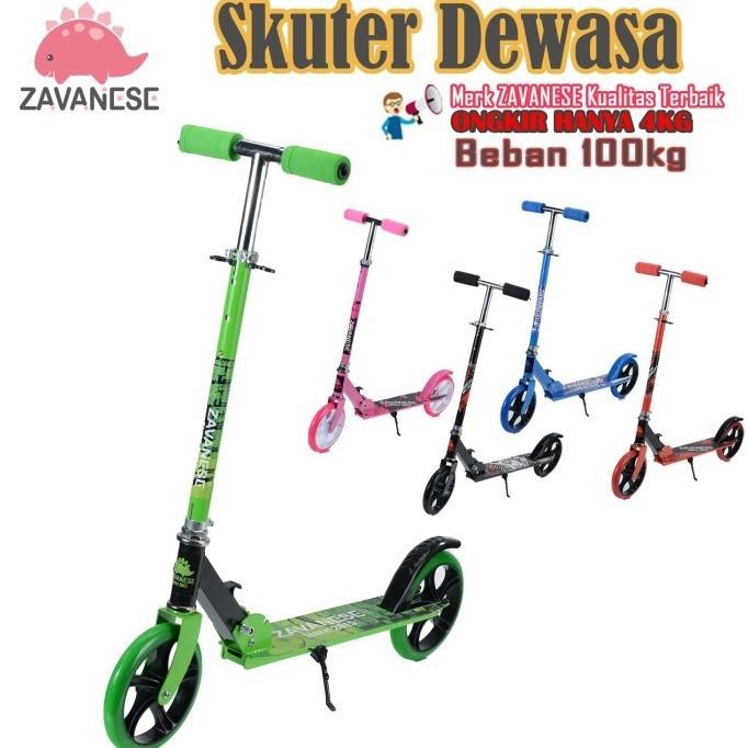 Skuter Zavanese lipat Otoped Roda Dua remaja dewasa