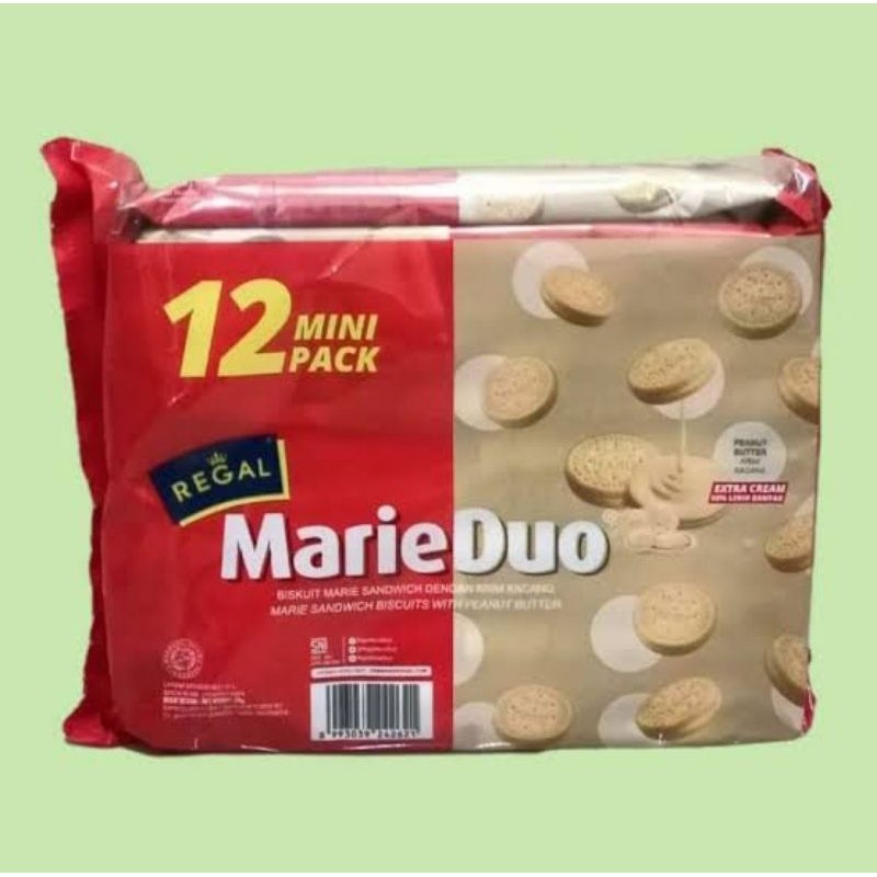 

Regal Marie Duo Rasa Kacang Isi 12Pcs x 20Gr