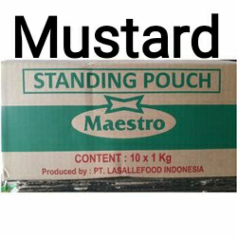 

Maestro Mustard 10 pcs x 1 kg Per Dus