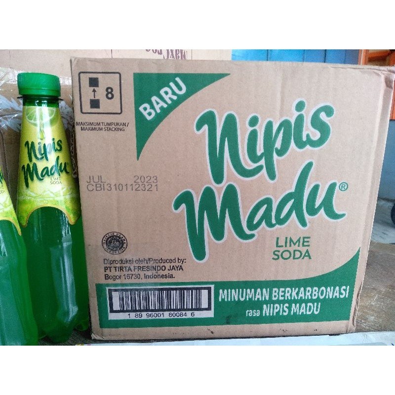 

Nipis Madu Lime Soda 330 ml x 12 Botol Per Dus