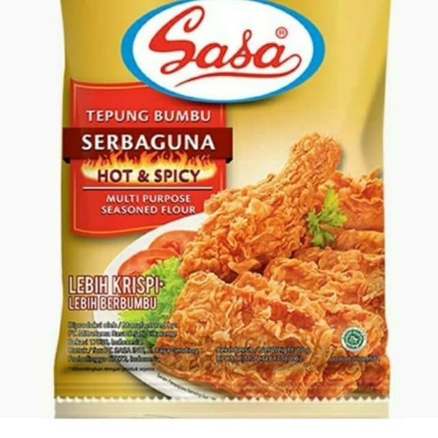 

Tepung bumbu serbaguna sasa hot spicy 250g