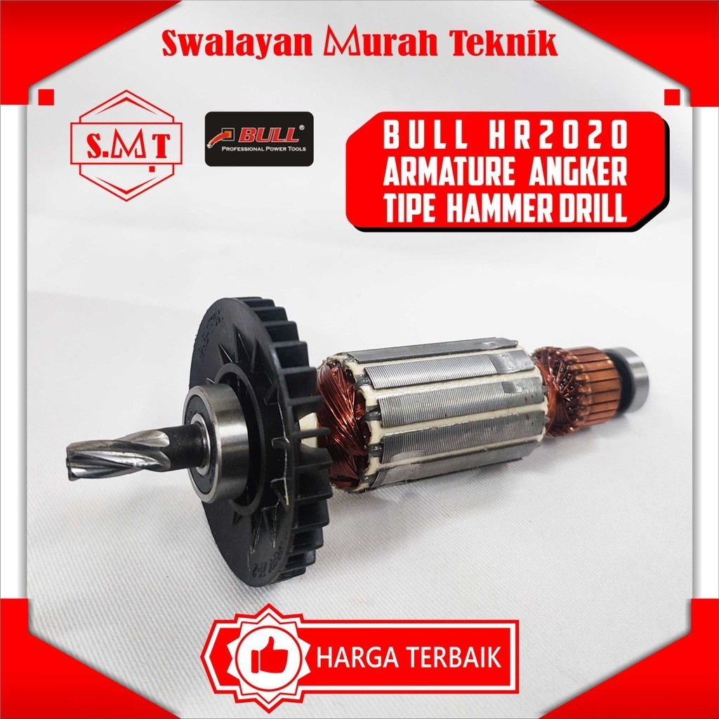 BULL HR2020 armatur rotor angkur angker mesin bor dinding beton hammer drill makita HR 2020