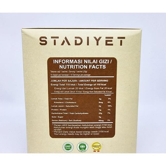 

Stadiyet Coffee 10 Sachets 250 Gr Kopi Diet Fat Burner Burn Javaprime