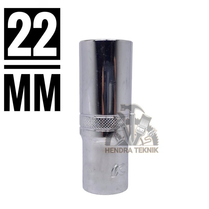 Mata Sock Chrome Panjang 22 Mm Kunci Sok Eceran Mata Sok Deep Soket Star