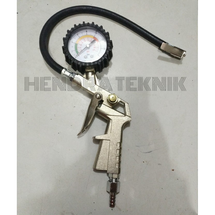 Inflating Gun / Isian Angin Ban / Alat Pompa Ban Orange. Tire Inflator Star