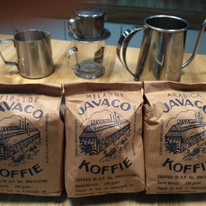 

Javaco 250 Gr : Tip-Top ; Melange ; Arabica, Kopi Fresh Khas Bandung