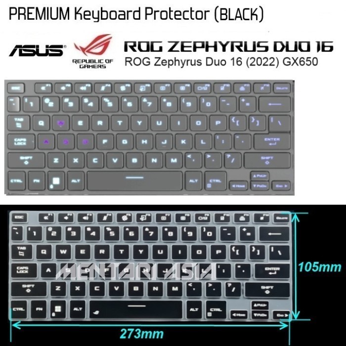 Keyard Protector ROG Zephyrus Duo 16 GX650 2022 - Premium BLACK