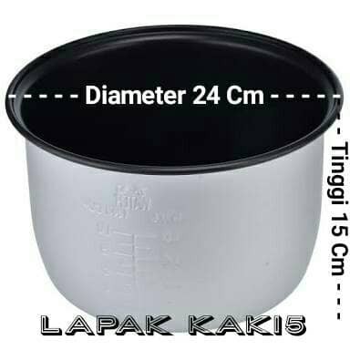 Panci Daleman Rice Cooker Ukuran 1,8 Liter