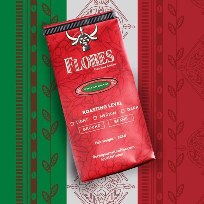 

Flores Gourmet Coffee Italian Roast (Bubuk)