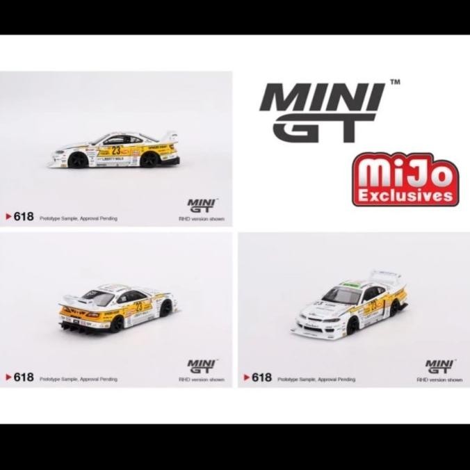 

Ready (Siap Kirim) Minigt Nissan Silvia S15 Lbwk Goodwood Mijo