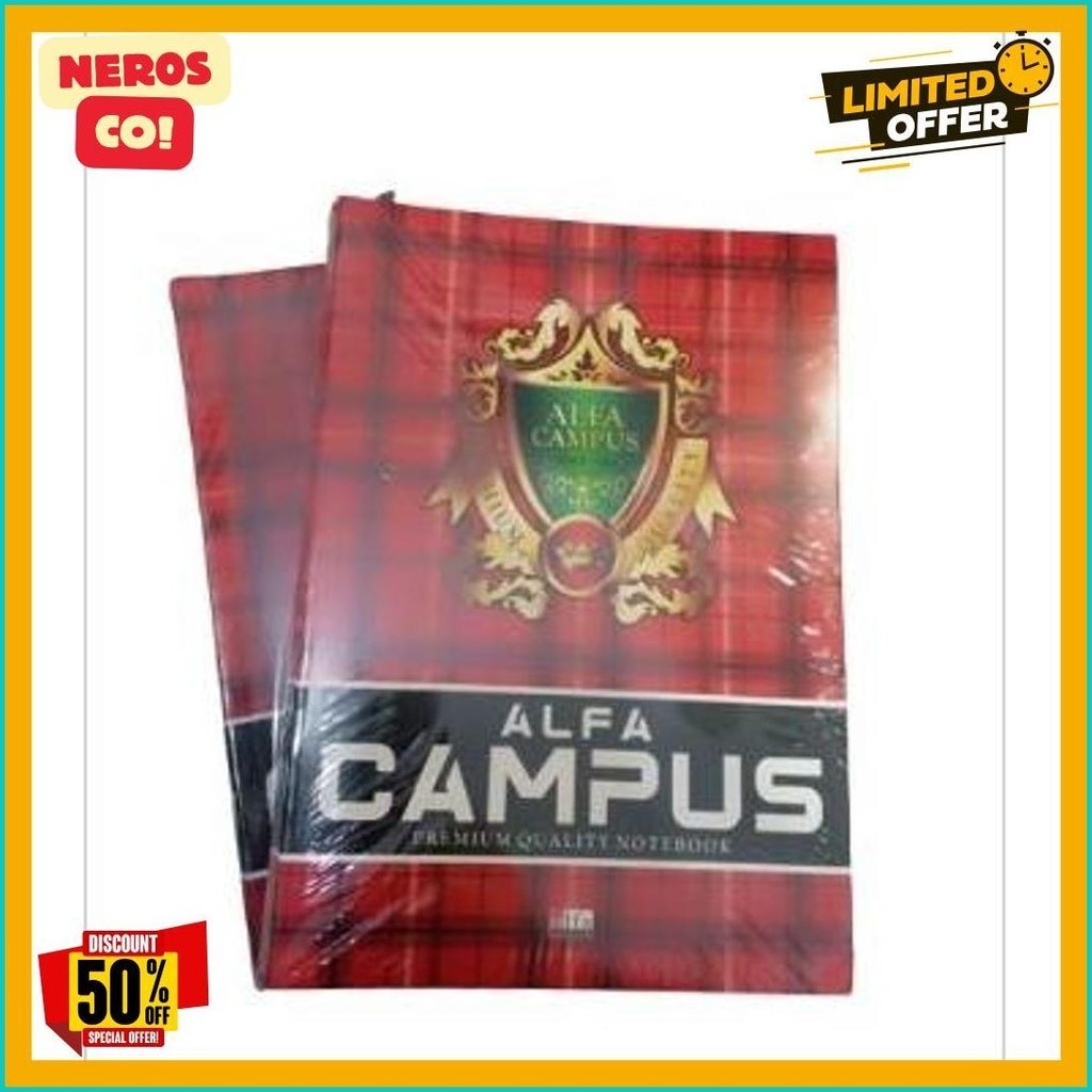 

1 Pack Buku Tulis Campus Panjang 36 Lembar Isi 10 Pcs (Lagi Diskon)