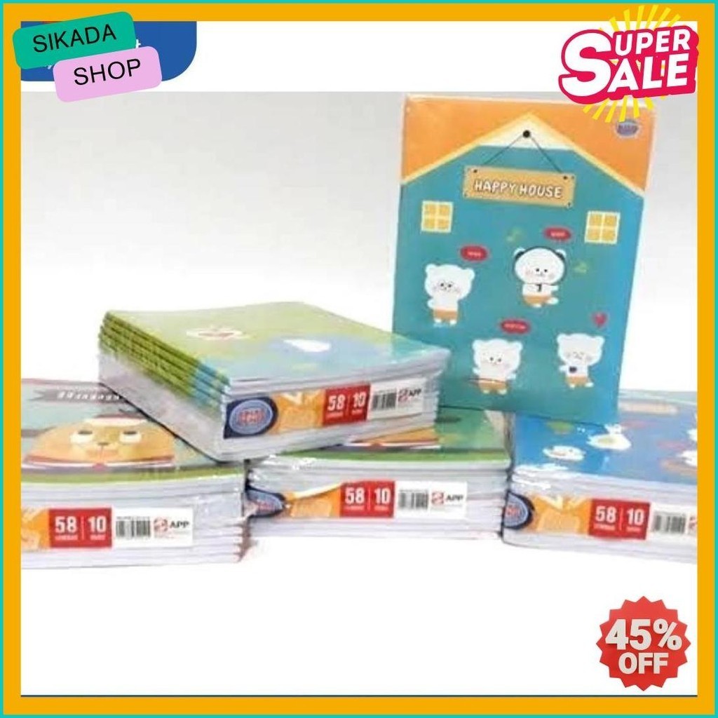 

Sidu Buku Tulis Sinar Dunia Isi 58 Lembar (1 Pack Isi 10 Pcs) (Cod)
