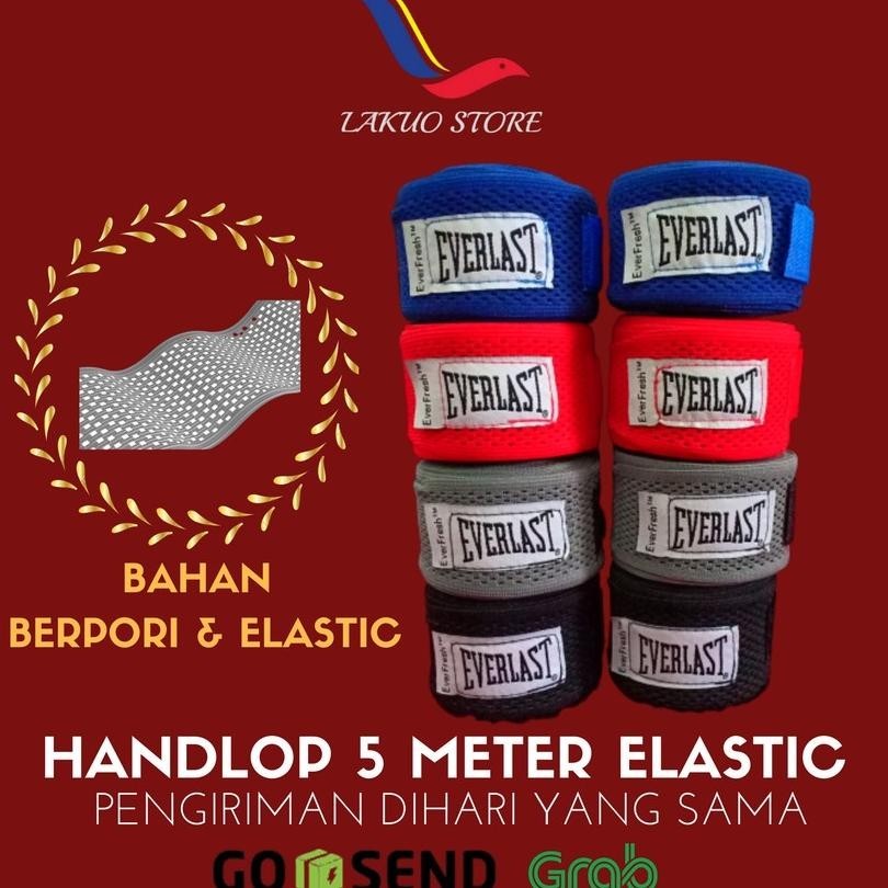 Handlop Everlast 5 Meter / Handwrap Elastis Berp / Handlop / Handwrap